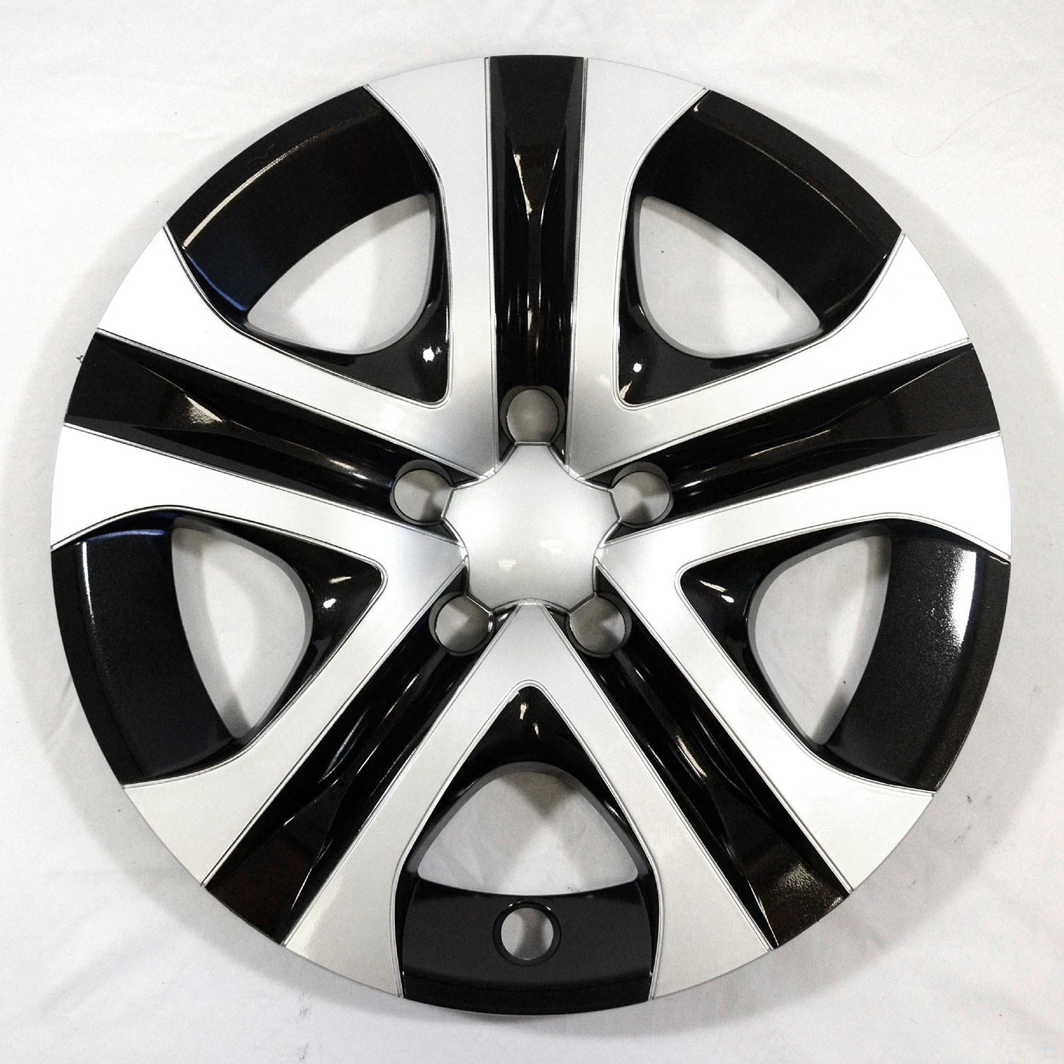 4 Silver & Black 17" Hub Caps Full Rim R17 Wheel Covers for 20132018